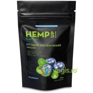 FIT Shake Proteic de Canepa si Afine Hemp Up Ecologic/Bio 300g
