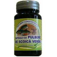 Capsule cu pulbere de scoica verde 30cps HERBALSANA