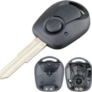 Carcasa Cheie Auto Techstar, compatibila cu Ssangyong Actyon, Kyron, Rexton, SUV – cu lama SSY3 si surub, 1 buton
