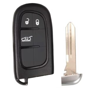 Carcasa cheie auto Techstar compatibila Jeep Cherokee, Wrangler, Dodge RAM, Durango, Chrysler – cu lama netaiata