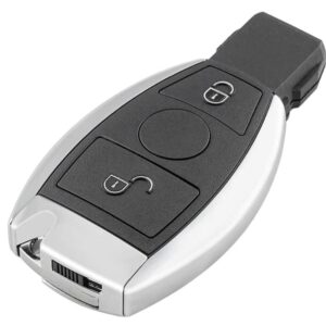 Carcasa cheie auto Techstar compatibila Mercedes Benz, 2 butoane, model dupa 2000, suport NEC si BGA