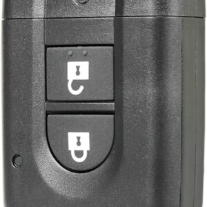 Carcasa Cheie Auto Techstar cu 2 Butoane, Compatibila Nissan Qashqai, Note, X-Trail, Micra, NV200, Tiida – cu lama netaiata