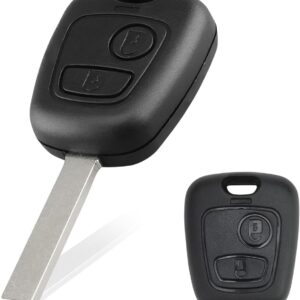 Carcasa Cheie Auto Techstar cu 2 Butoane Compatibila Toyota Aygo, Peugeot 107, Citroen C1