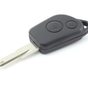 Carcasa cheie auto Techstar cu 2 butoane si suport baterie pentru Peugeot – compatibila 206, 207, 307, 407