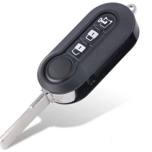 Carcasa Cheie Auto Techstar cu 3 butoane, compatibila Fiat Autoutilitara, Fiat Ducato, Fiat 500, Citroen Jumper, Peugeot Boxer, Dodge Ram, Lamela SIP22