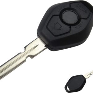 Carcasa cheie auto Techstar cu 3 butoane si lama 4 piste pentru BMW – compatibila E46, E39, E60, X3, X5
