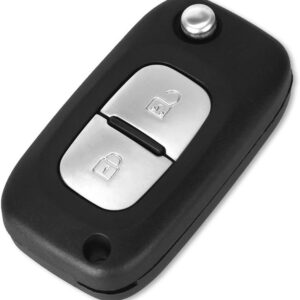 Carcasa Cheie Auto Techstar pentru Renault Kangoo, Clio, Twingo - 2 Butoane