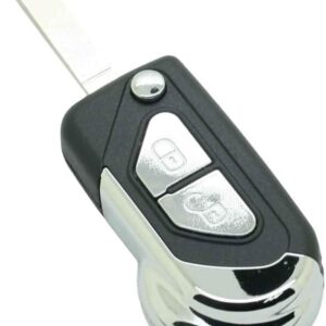 Carcasa Cheie Auto Techstar tip Briceag cu 2 Butoane, Compatibila Citroen DS3, C3, lama VA2