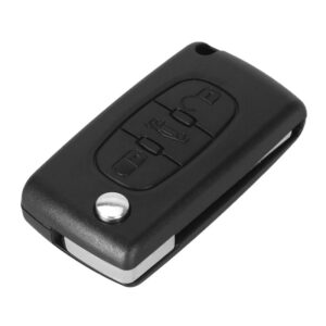 Carcasa Cheie Auto Techstar® compatibila cu Peugeot, Citroen, 207,307, 407, C2, C3, C4, C5, C6, C8, cu 3 Butoane, VA2, CE0536