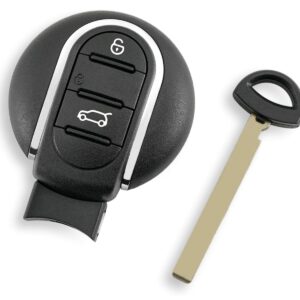 Carcasa Cheie Auto Techstar® pentru Mini Cooper Clubman F54, Hatchback F55 F56, Cabrio F57, Countryman F60, Paceman - 3 Butoane