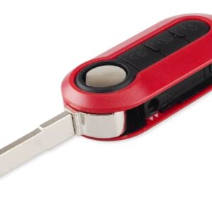 Carcasa cheie auto tip briceag Techstar pentru Fiat, Citroen si Peugeot cu 3 butoane, Compatibila cu Modele 500, Panda, Ducato