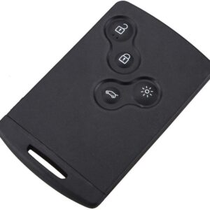 Carcasa Cheie Smartcard, 4 Butoane, Techstar, Compatibila cu Renault Megane III, Scenic, Laguna III, Clio, Captur