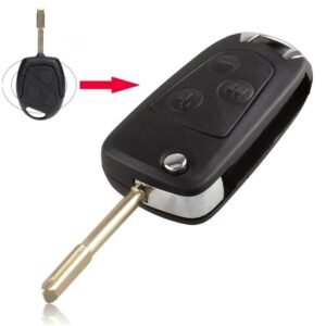 Carcasa cheie tip briceag Techstar pentru Ford – compatibila cu lamela FO21, transformare cheie clasica in flip