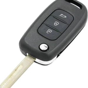 Carcasa Cheie Tip Briceag Techstar pentru Renault Kadjar, Captur, Megane, Clio, Koleos, Scenic, Laguna, Fluence - 3 Butoane