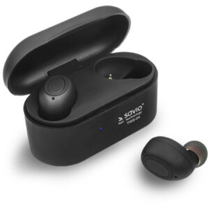 Casti Bluetooth TWS-04 Wireless Bluetooth Earphones Black,Graphite