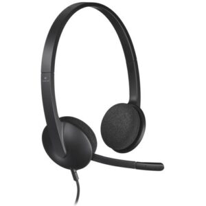 Casti H340 Headset cu microfon, negre