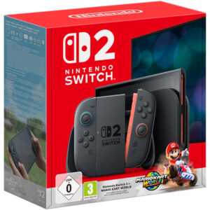 Consola Nintendo Switch 2, Light Blue/Light Red JoyCon + Joc Mario Kart World Bundle