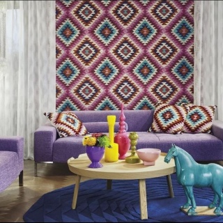 Tapet multicolor model traditional D527445E