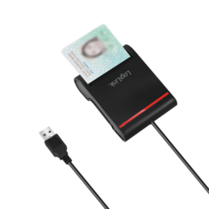 CITITOR DE CARDURI LOGILINK, pentru smart ID, USB 2.0, 0.9m, negru, "CR0047"