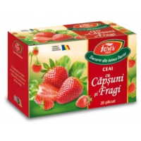 Ceai de capsuni si fragi 20plicuri FARES