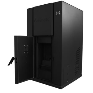 Centrala monobloc pe peleti Fornello Pellet King 40 kw complet echipata pentru incalzire pompa  vas de expansiune supapa de siguranta automatizare  tiraj fortat buncar peleti 100 kg aprindere automata Clasa energetica A+