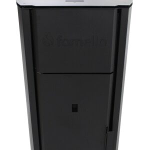 Centrala pe peleti Fornello Royal B BLACK 30 kw complet  echipat cu pompa de circulatie vas expansiune supapa de siguranta  buncar de  peleti 30 kg automatizare culoare  negru pana la 200 mp