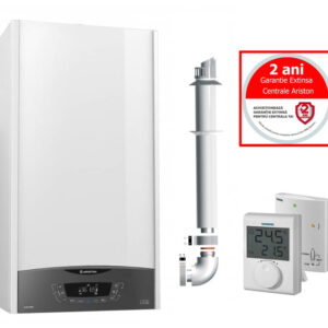 Centrala termica in condensare Ariston CLAS ONE+ WI-FI pentru preparare ACM si incalzire 30 kW kit evacuare inclus