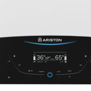Centrala termica in condensare Ariston Genus One+ 24 EU 24 kW kit evacuare si filtru antimagnetita Salus MD22A incluse pentru o protectie sporita a centralei termice