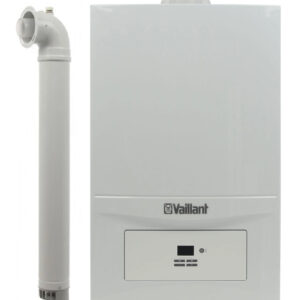 Centrala termica in condensatie Vaillant ecoTEC Pure VUW 286/7-2 28 kw murala afisaj digital schimbator caldura inox kit de evacuare