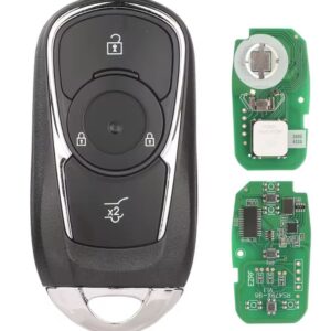 Cheie auto Completa Programabila, Techstar, cu 4 Butoane HYQ4EA 433.92 MHz Telecomanda Smart cu Cip ID46 pentru Opel Astra K Insignia, Lama neprelucrata