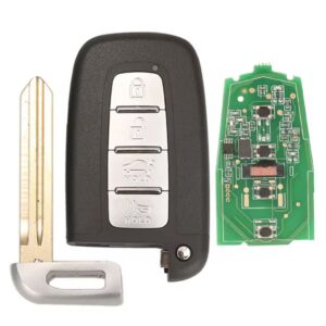Cheie auto completa si programabila Techstar, compatibila cu Kia Forte, Soul, Rio, Sorento, Optima si Hyundai i30, Sonata, IX35 – 433MHz, chip ID46 PCF7952, lama HYN14