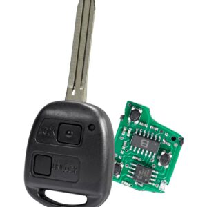 Cheie Auto Programabila 433MHz, cu 2 Butoane, Cip ID67, Compatibila Toyota Yaris, Rav4, Avensis, Corolla, Celica, Prado, Kluger – P/N: 50171, 42050