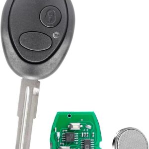 Cheie Auto Programabila Completa Techstar, 433MHz cu 2 butoane, compatibila Land Rover Discovery 2 TD4 TD5 1998–2004 – cip ID73, FCCID: N5FVALTX3, cu lama netaiata si electronica completa