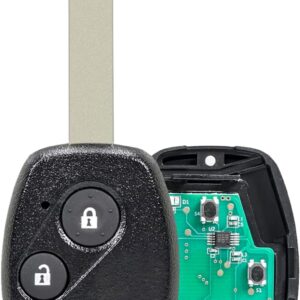 Cheie Auto Techstar Completa Programabila 433MHz, cu 2 butoane si cip ID46 PCF7936, compatibila Honda Civic, Accord, Jazz, CR-V – lama Hon66, FCCID: OUCG8D-382H-A