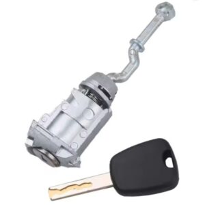 Cilindru incuietoare auto Techstar, compatibila Citroen C4L, Peugeon 407, usa stanga sofer cu 1 cheie, OE 9170Y0/9170Y1