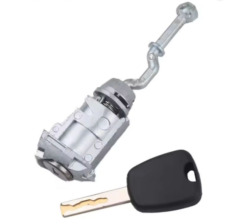 Cilindru incuietoare auto Techstar, compatibila Citroen C4L, Peugeon 407, usa stanga sofer cu 1 cheie, OE 9170Y0/9170Y1