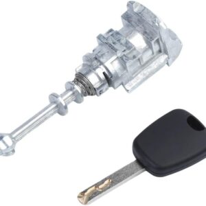 Cilindru Incuietoare Usa Fata cu Cheie, Techstar Aftermarket, Compatibil Peugeot 407, Citroen C4, C4 Picasso, 2004-2011, Echiv OE 9170Y0 / 9170.Y0