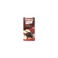 Ciocolata neagra cu mere 75gr TORRAS