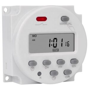Timer digital, Sinotimer, temporizator, intrerupator, programabil la minut, 230V, 16A, CN101A-2