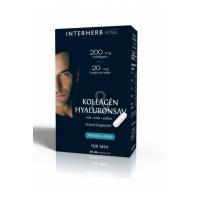 Colagen & acid hialuronic pentru barbati 30cps INTERHERB
