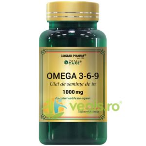 Ulei Seminte de In (Omega 3-6-9) 1000mg Total Care 60cps