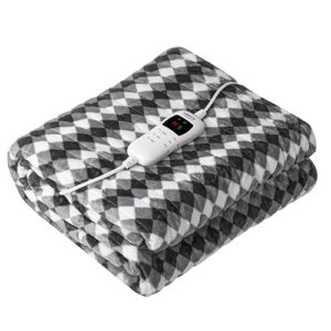 Patura electrica Camry CR7442, 160x180cm, 7 nivele de temperatura, timer 1-9 ore, 120W