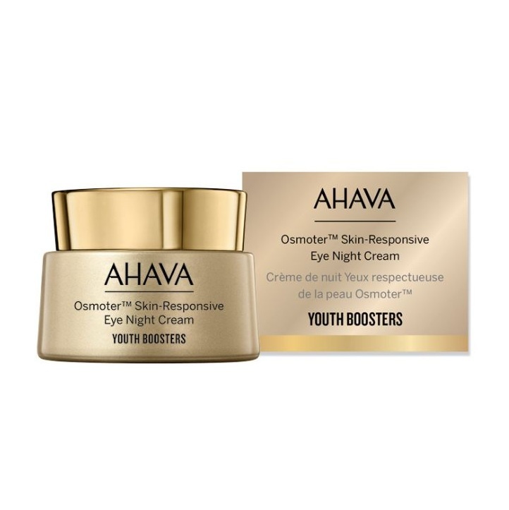 Crema antirid de ochi pentru noapte Osmoter Youth Boosters, Ahava, 15 ml