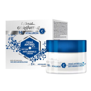 Crema antirid de zi Gerovital H3 Hyaluron C (Concentratie: Crema pentru fata, Gramaj: 50 ml)