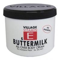 Crema de corp cu vitamina e buttermilk special 500ml VILLAGE COSMETICS
