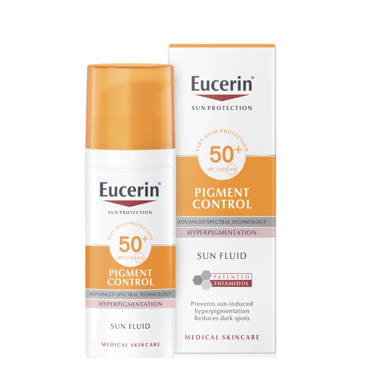 Crema de fata cu SPF50+ Sun Protection Pigment Control, Eucerin, 50 ml