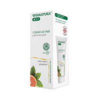 Crema de fata pentru ten gras cu aloe vera si grapefruit 75ml VIVA NATURA