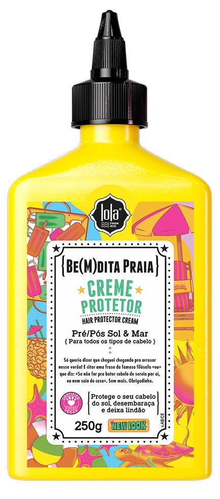 Crema de par cu protectie termica, inainte si dupa expunerea la soare BEMDITA PRAIA Lola Cosmetics, 250g