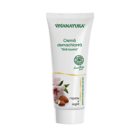 Crema demachianta fara lacrimi cu migdale si argint 75ml VIVA NATURA