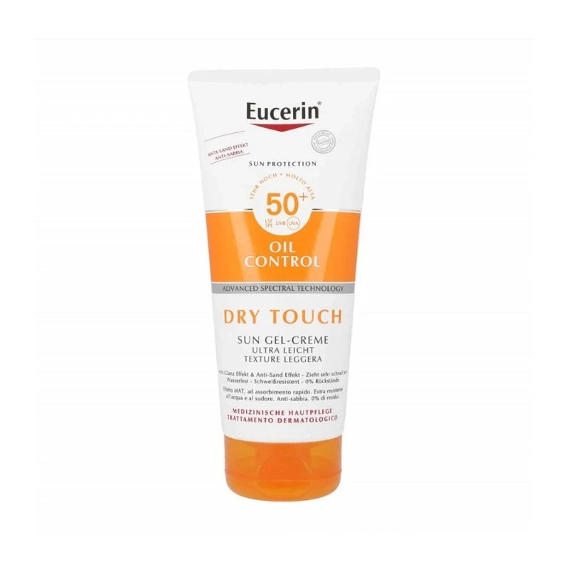 Crema gel de corp cu protectie solara SPF 50+ Sun Protection Oil Control Eucerin, 200 ml